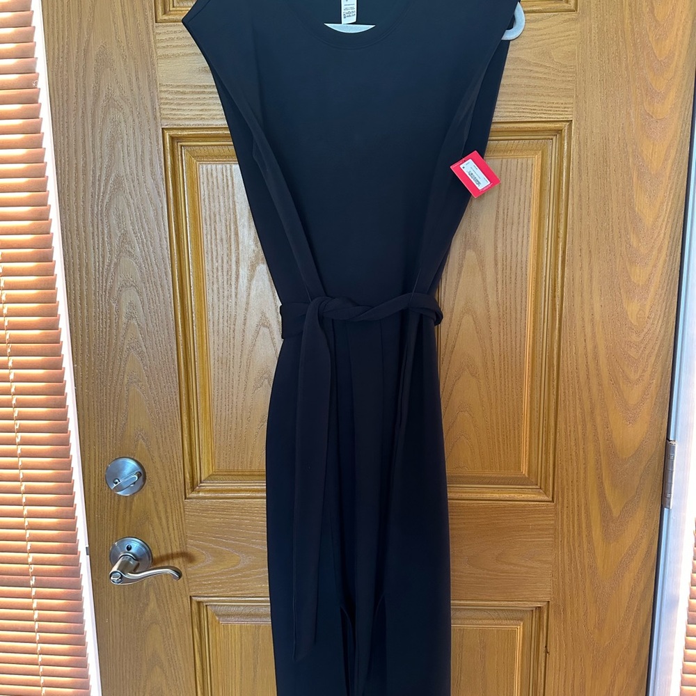 SPANX Elegant Black Sleeveless Dress